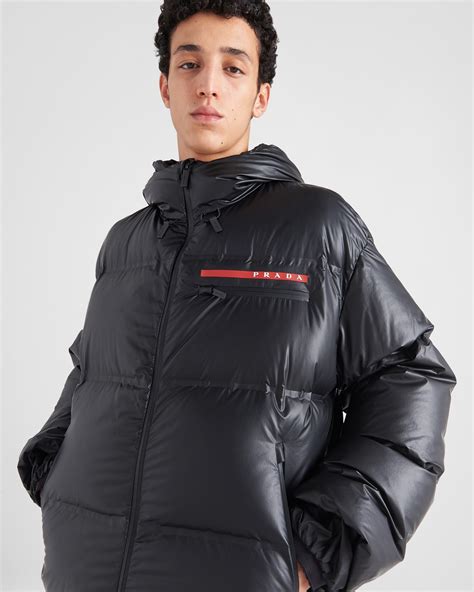 prada letterman jacket|prada puffer jacket men.